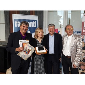 	Premio Budur - Racconti nella Rete 2018. Dino Aloi, Claudia Mereu, Marco De Angelis, Alessandro Prevosto